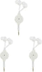 Hemobllo Retractable Earphones - 3 Pcs Wired in Ear Headphones 3.5mm Jack Stereo Wired Earbuds Retractable Wired Earphones for Phones Laptops......