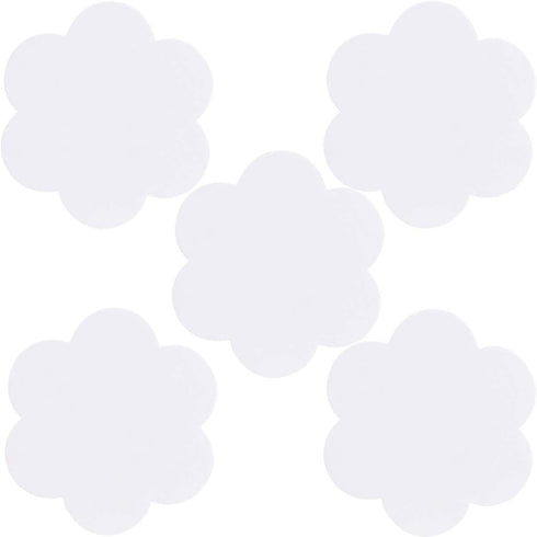 EXCEART Canvas Painting Boards Blank Flower Shaped Canvas Panel Boards Art Paint Canvas Stretched for Painting Craft Oil Acrylic Supplies 5pcs...