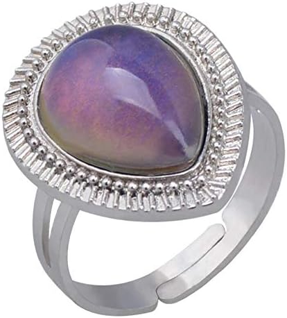 16pcs Mixed Mood rings classic temperature change color mood ring (Adjustable Size)...