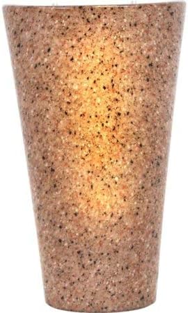 It's Exciting Lighting IEL-2471G Battery Powered Granite Conical Indoor And Outdoor LED Wall Sconce With 5 Long-Lasting LED Lights And Timer...