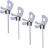 4 Pack Bar Clamp Wall Hanger Wall Storage Clip Bar Clamp Wall Rack Wall Mount Storage Utility Hooks, for Bar Clamp and other woodworking tools, Ha...