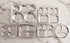 Korean Stainless Steel Divided Plates by KS&E, Little Kids Toddlers Babies small Tray, BPA Free, Diet Food Control, Compact Serving Platter, Snack...