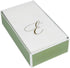 Caspari White Pearl Paper Linen Guest Towels, Monogram Initial, Pack of 24...