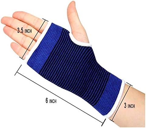 2 Pack - Wrist Palm Support Flexible Wrist Brace/Hand Support Compression Pad for Men and Women...