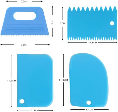 7Pcs Textured Art Supplies Kit Paint Scrapers for Drawing Artists Acrylic Painting Texture Tools Canvas Spatula Set for DIY Crafts Learning Knife ...