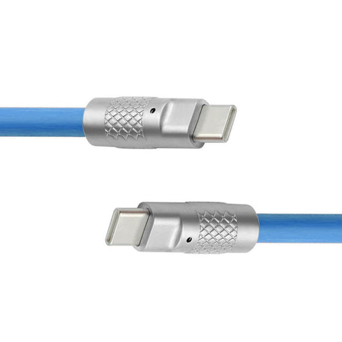 chenyang USB C to C Cable,USB 2.0 Type C Male to USB C Male Ultra Soft 120W Power Fast Charge Data Transfer Extension Cable with Charging Indicato...