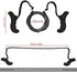 Chainsaw Folding Hand Saw Chain Folding Rope Chain Saw with Straps Camping for Wood Cutting Hiking Survival...