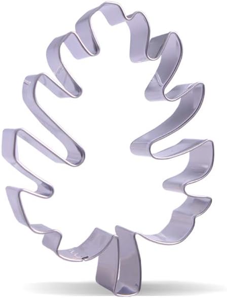 4 inch tropical leaf Cookie Cutter - Stainless Steel...