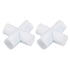 YOKIVE 2 Pcs Magnetic Stir Bar, PTFE Coated Cross Type Stirrer | Great for Lab Liquid Solution Stirring Mixing Spinning(White, 0.79-Inch)...