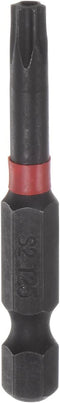 T25 Impact Rated Torx Bit 1/4" Hex Shank 2" Length Magnetic Security Star Screwdriver Power Tool...