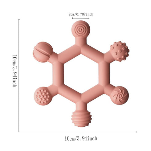 PandaEar 3 Pack Baby Teething Toys for Toddler Infant Newborn 0-6 Months, Baby Chew Toys 6 to 12 Months, Silicone Baby Teether BPA Free, Soft and ...