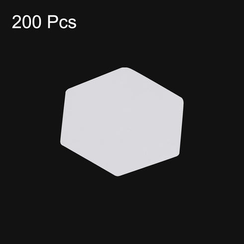 200 Count English Paper Piecing Hexagon 10mm Shapes Paper Quilting Templates Patchwork English Paper Piecing Supplies for Quilting Sewing DIY Craf...