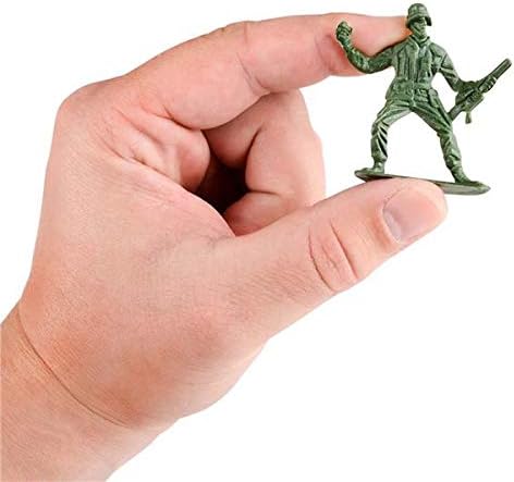 OIG Brands 144 PCS Toy Soldiers and Army Men Action Figures - Diverse Military Toys Playset for Creative Kids, Perfect Plastic Army Men Playset fo...