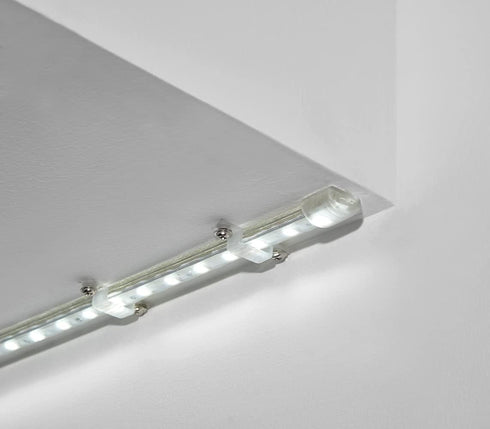 100 Pack led Rope Light mounting Brackets Outdoor Rope Light Fixing Clips Suit for 14-15mm Width Rigid Rope Light Holder with 202PCS Screws...