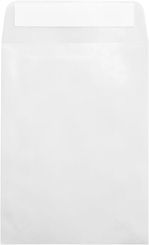 50 pack of Peel and Self Seal Glassine Paper Envelopes 2.67x3.62" (68mm x 92mm) Translucent 41lb Text (60gsm) - Compostable and Recyclable miniatu...