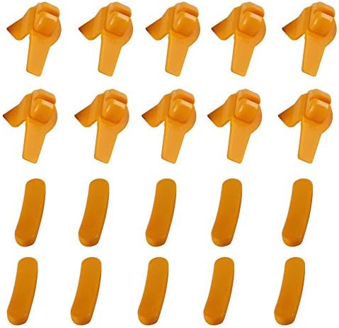 Tire Changer Mount Demount Head, 20pcs Tyre Changer Duck Insert Rim Protector Tire Demount Head Tire Machine Guard Wheel Side Protector for Mount ...