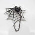 Halloween Black Spider Brooches Pins Punk Black Crystal Rhinestone Gothic Spider Insect Brooch Pin Jewelry for Women Men...