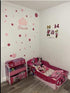 Wall Decor Dots, Polka Dot Wall Decals for Girls Room Walls Decor Stickers Bedroom Kids Art (Lt & DK Pink)...