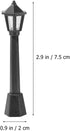EXCEART 6pcs Ornament Miniature Lights Tiny House Streetlights Model Miniature Street Lamp Mini Lamp Post Lamppost Christmas Decorations Model Acc...
