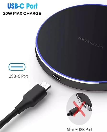20W Wireless Charger USB-c Fast Charge Qi Certified 15w Magnetic Wireless Charger Pad Phone Wireless Charger Android for iPhone......