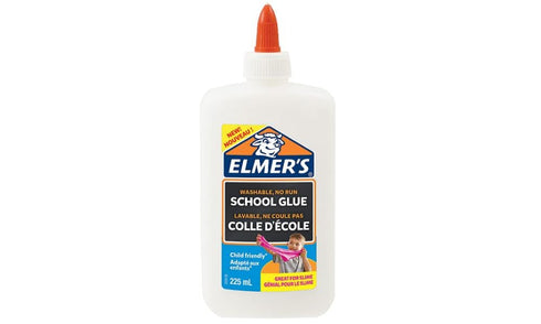 Elmer's White PVA Glue | 225 mL | Washable and Kid Friendly | Great for Making Slime and Crafting...