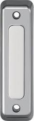 Heath Zenith 18000222 Wired Push Doorbell Button, Satin, Nickel, Plastic, Surface Mount, Home Improvement, Outdoor, House, Décor...