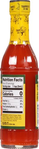 B&G Foods Trappey's Bull Brand Louisiana Hot Sauce Glass Bottle, 6 oz...