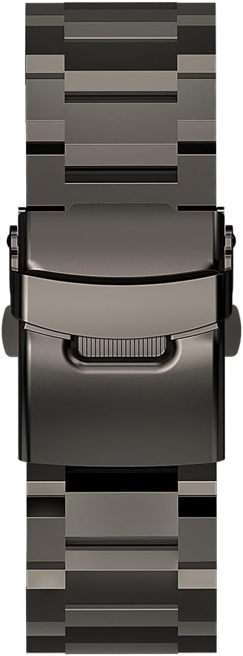AMAZTIM 22mm Stainless Steel Watch Bands for T2 /M2/ M3 /M3 Ultra/ T3/ T3 Ultra Smart Watch (Black)...