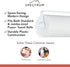 Spectrum Paper Towel Holder for Under Cabinet - Hanging Wall Mount Paper Towel Holder for Kitchen - Easy-to-Use Fits Standard & Jumbo Rolls - Mini...