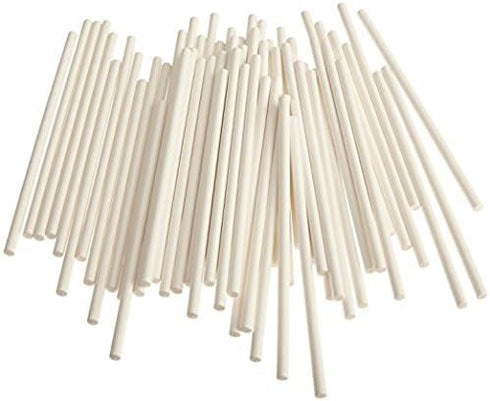 Cake Pop Sticks, 8" Paper Sticks for Cake Pops, Lollipops, Candy Apples, 100/Pack, Bake Shop Supply...