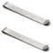 2pcs Stainless Steel Hemming Clips 3 Inches Measurement Ruler Sewing Clips Set Quilting Supplies...