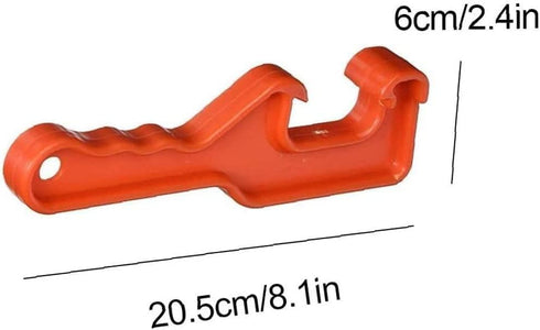 Reusable Plastic Gallon Paint Can Opener Bucket Lid Opener Paint Cask Lid Wrench Red Handle Tool Home Improvement It is beautiful and easy to use....