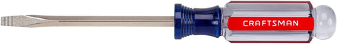 CRAFTSMAN Screwdriver, Slotted, Acetate Handle, 3/16 IN X 4 IN (CMHT65021)...
