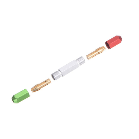 Aluminum Alloy Pin Gage Handle 2-3mm Clamping Range Go No Double End Gauge Handle Industrial Tools for Plug Gage...