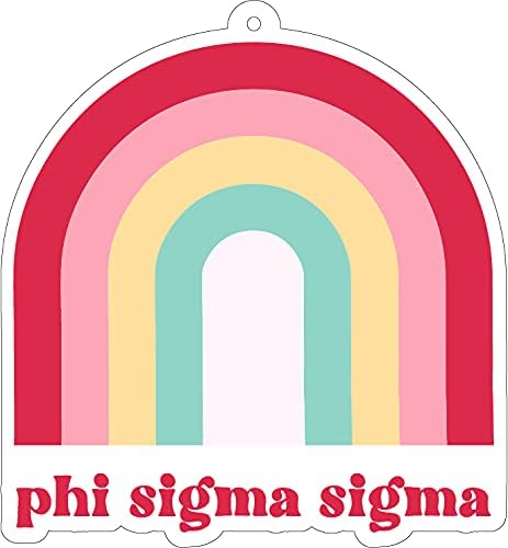 Gamma Phi Beta - Rainbow Air Freshener - 2/Pack - Flowers & Sunshine Scent...