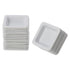 Weighing Dishes 100pcs Plastic New White Square Dish Laboratory Equipment 7ml Weigh Boat Set Measuring Storing Powders Liquids...