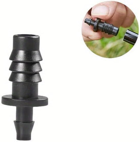 10PCS Drip Irrigation Fittings 1/4" To 5/16 Inch Barbed Reducing Couplings Drip Irrigation Fittings Drip Line Connectors For 1/4Inch And 5/16Inch ...