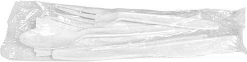Genuine Joe-GJO58926 Fork/Knife/Spoon Utensil Kit - White (Pack of 250)...