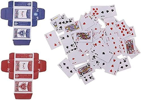 1 Set and Fashion Miniature Playing Cards Dolls Poker Dolls Decoration Dollhouse Accessories Decoration for Doll Accessories Scale Dollhouse Play ...