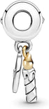 Make a Wish Birthday Dangle Charms 925 Sterling Silver Candle Pendant for Bracelets...