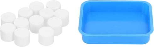 12 Pcs Painting Cups with Storage Box No Spill Paint Cups Washable Paint Mix Cups Kids Painting Tools for Watercolor Tempera Home School...