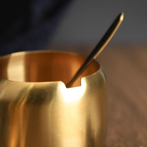 Stainless Steel Sugar Bowl Spice Jar Storage Seasoning Pot with Lid Spoon...