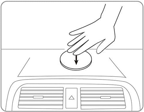 Randconcept - 70mm Adhesive Dashboard Pad Mounting Disk with Adhesive for Suction Cup Phone Mount & compatible for Garmin GPS Suction Mount | 3.74...
