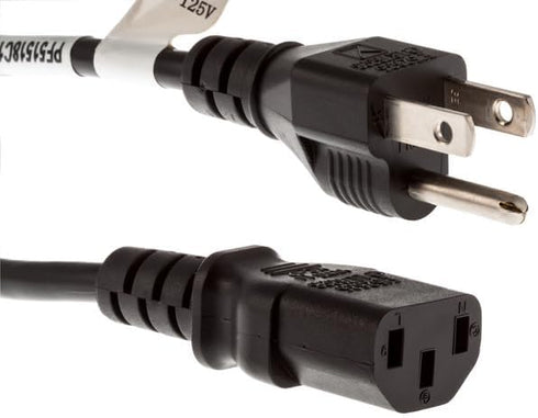 Universal 3 Prong AC Power Cord Replacement for Ion Speaker Power Cord, Amp Power Cord, Ion Pathfinder Speaker Systems, 18 AWG, 10A/125V Rated, C1...