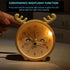 3" Cartoon Animal Alarm Clock Silicon Analog Silent Non Ticking Backlight Desk Clock...