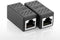 2Pcs RJ45 Coupler Connector Coupling Extension Adapter Cat6A Network LAN Ethernet Cable for Cat7/Cat6a/Cat5e Ethernet Cable Extender Adapter Femal...