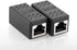 2Pcs RJ45 Coupler Connector Coupling Extension Adapter Cat6A Network LAN Ethernet Cable for Cat7/Cat6a/Cat5e Ethernet Cable Extender Adapter Femal...