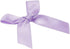 100 Pcs Mini Satin Ribbon Twist Tie Bows Flowers Appliques DIY Craft for Sewing Scrapbooking Wedding and Gift Decoration, with Glue Craft Points (...
