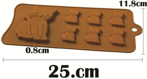 Cat Cake Mold Silicone 3D Kitten Biscuits Fondant Handmade Bakeware Tools Resin Clay Chocolate Candy Mould (1)...
