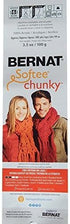 Bernat Softee Chunky Yarn Bundle Super Bulky Number 6, 3 Skeins, White 28005......